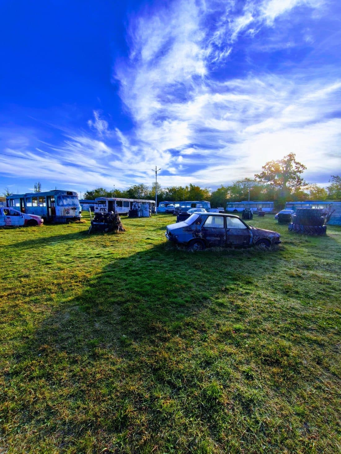 Dramatic sky over the Area 51 field
