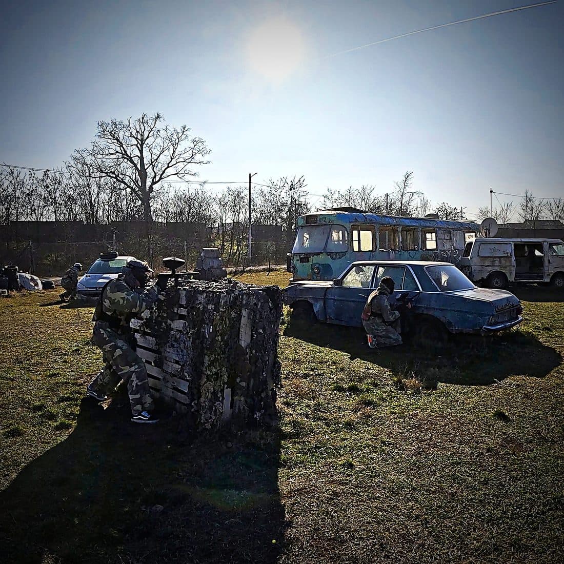 Wide view of the abandoned vehicles, Area 51